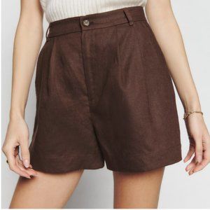 REFORMATION MASON LINEN SHORT